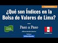 #3 ¿Qué son Índices en la Bolsa de Valores de Lima?