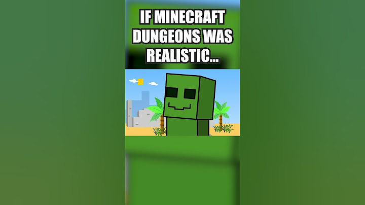 if minecraft dungeons was realistic #minecraft #shorts