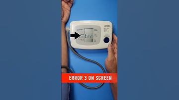 LifeSource UA-767 Blood🩸Monitor ERROR 3? QUICK FIX!🪛