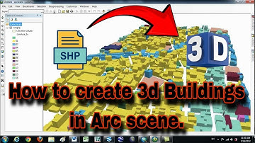 How to create 3D buildings on ArcGIS/Arc scene