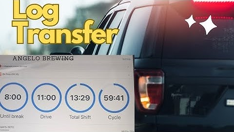How to transfer logs to the DOT / SAMSARA