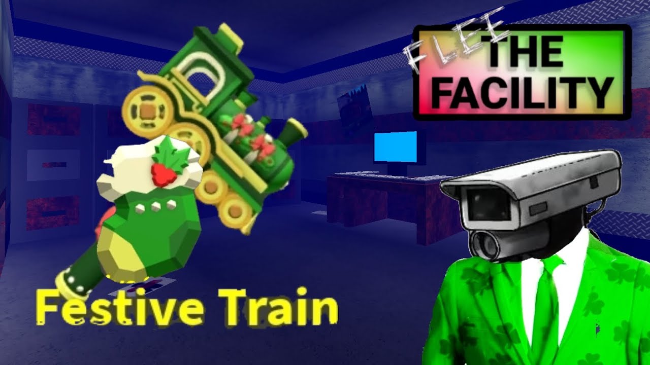 Flee the Facility Festive Train Bundle Set Gameplay!! - YouTube