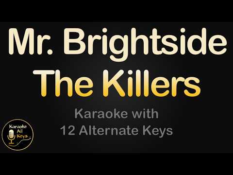 Video thumbnail for The Killers - Mr. Brightside Karaoke Instrumental Lower Higher Female &