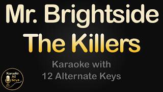 Download lagu The Killers - Mr. Brightside Karaoke Instrumental Lower Higher Female & Original Key
