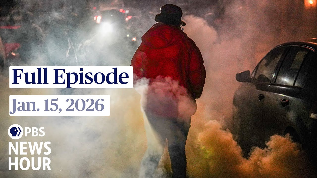 PBS News Hour live episode, Jan. 15, 2026