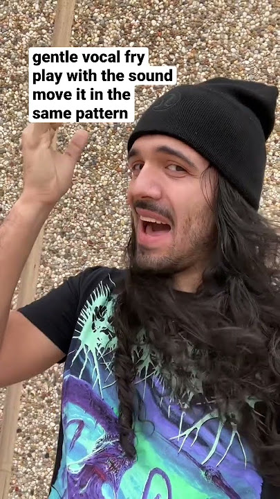 How to sing with fry distortion