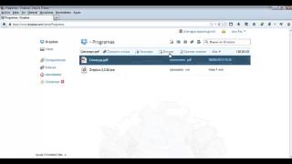 como manejar archivos en dropbox por web JT