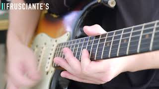 frusciante's emotional and fast guitar solo