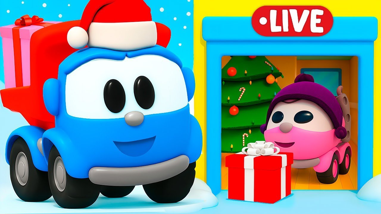 🔴 Розвиваючі мультики для дітей. Пригоди Вантажівочки Льови та його друзів. Машинки для хлопчиків