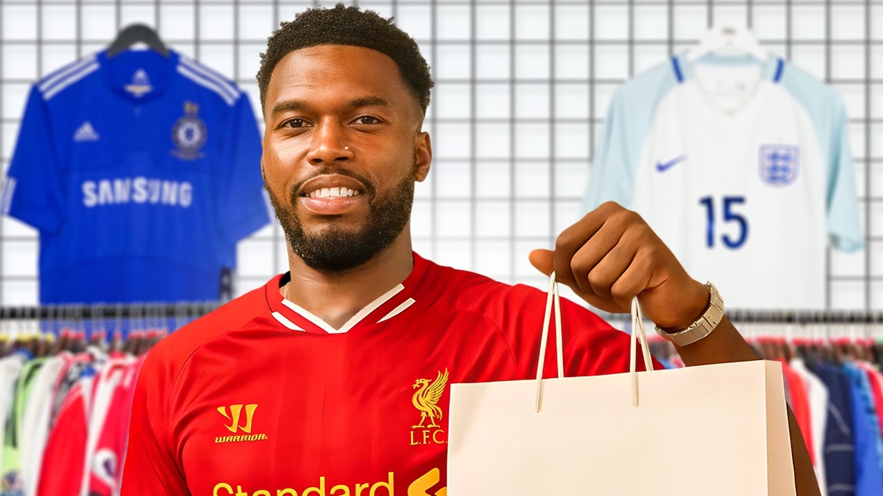 Daniel Sturridge Goes Shopping For Vintage Football Shirts - Shirt Shopping