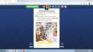 How to annotate text in Raz Kids