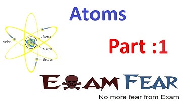 Physics Atoms part 1 (Introduction) CBSE class 12