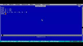 QBASIC Episode 1 . Basic statements to write simple logical programs.