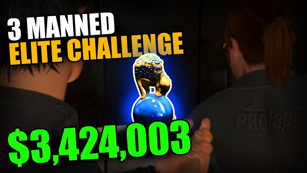 3,424,003 3 Manned, Panther Statue, Elite Challenge With Door Glitch