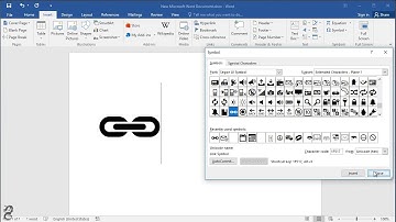 How to insert Link symbol in Word