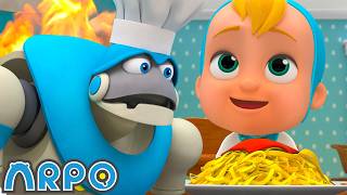 Hungry Baby NIGHTMARE!!! 🤖 Cartoons For Kids | Arpo Full Episodes | After School Club