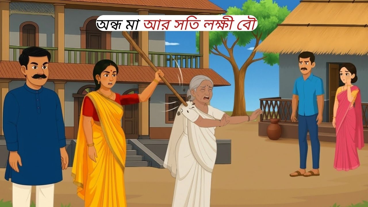 অন্ধ মা আর সতি লক্ষী বৌ ll Bengali Moral Stories ll Thakumar Jhuli ll New Cartoon 