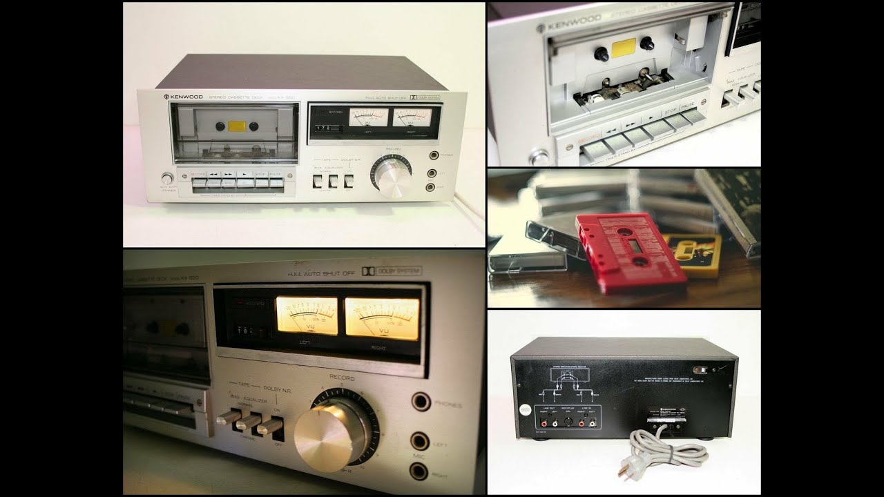 Vintage 1970's KENWOOD KX550 Stereo Cassette Deck YouTube