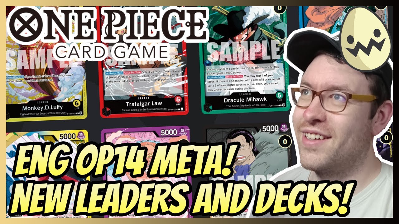 Карточная игра One Piece: Мета-игра на английском языке для OP14! Новые лидеры и списки колод!