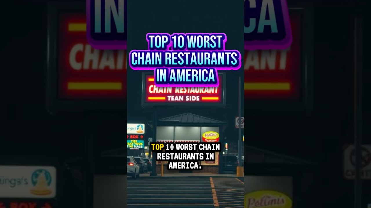 Top 10 Worst Chain Restaurants in America