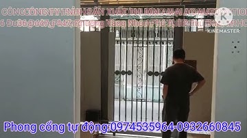 Lắp đặt motor cổng tự động Âm Sàn, Cổng Lùa tại Đồng Nai, Bình Dương, TP.HCM