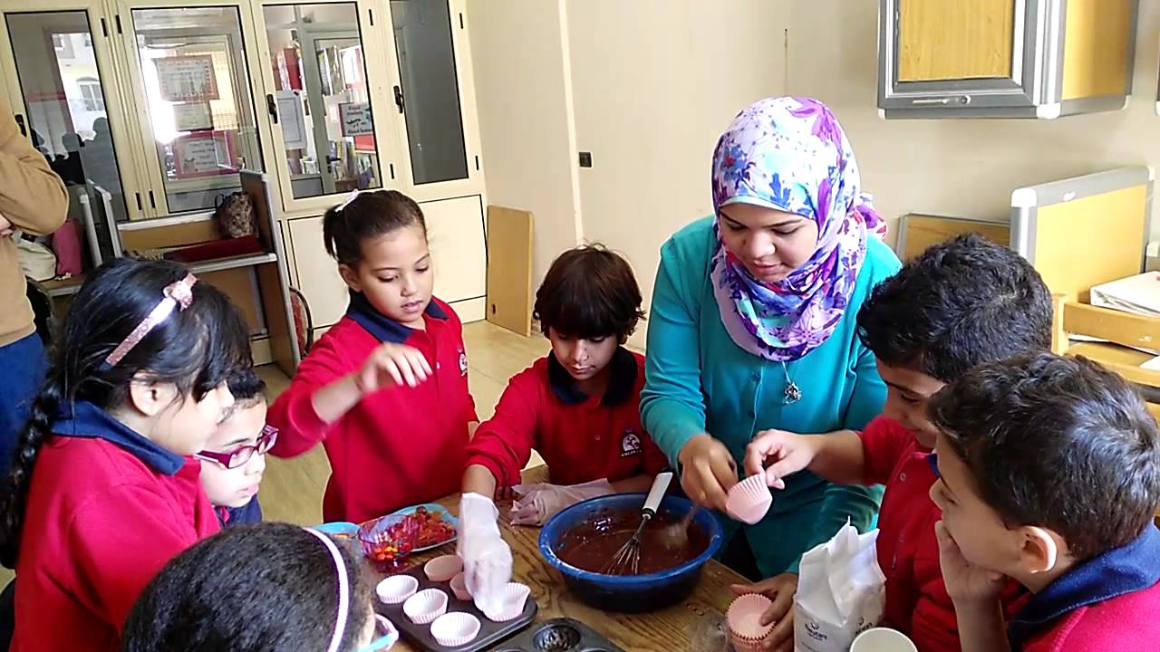Schokokuchen backen 3  Klasse