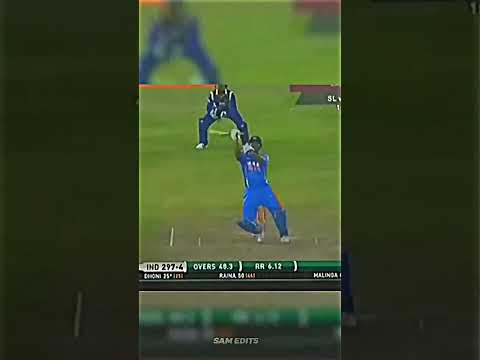 MS Dhoni versus Malinga #cricket #cricketlover