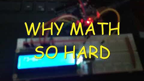 assignment4: math quiz with arduino