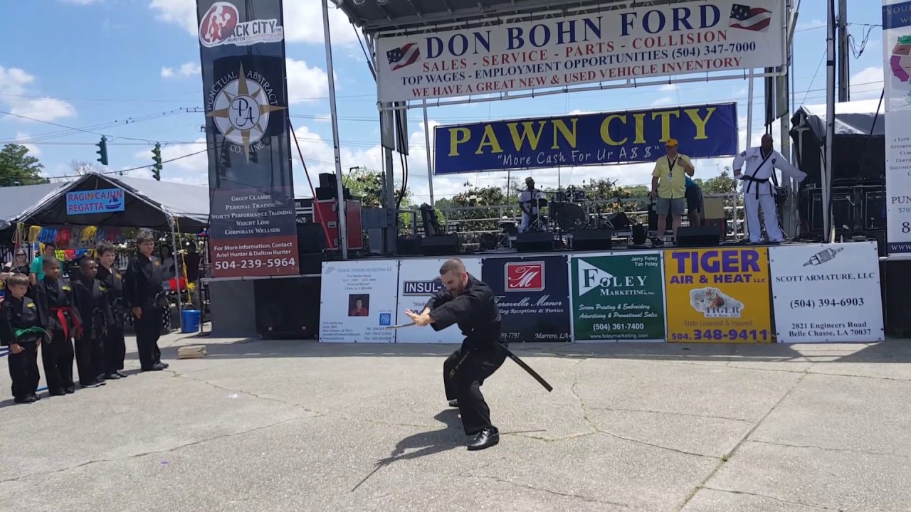 Boyd's ATA Black Belt Academy DEMO at the 2017 Cajun Fest