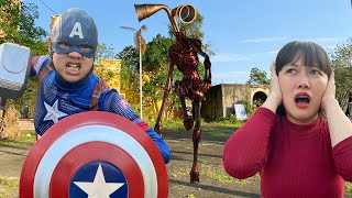 Captain In Real Life  - Siren Head - Horror Short Film - Czary Hulk