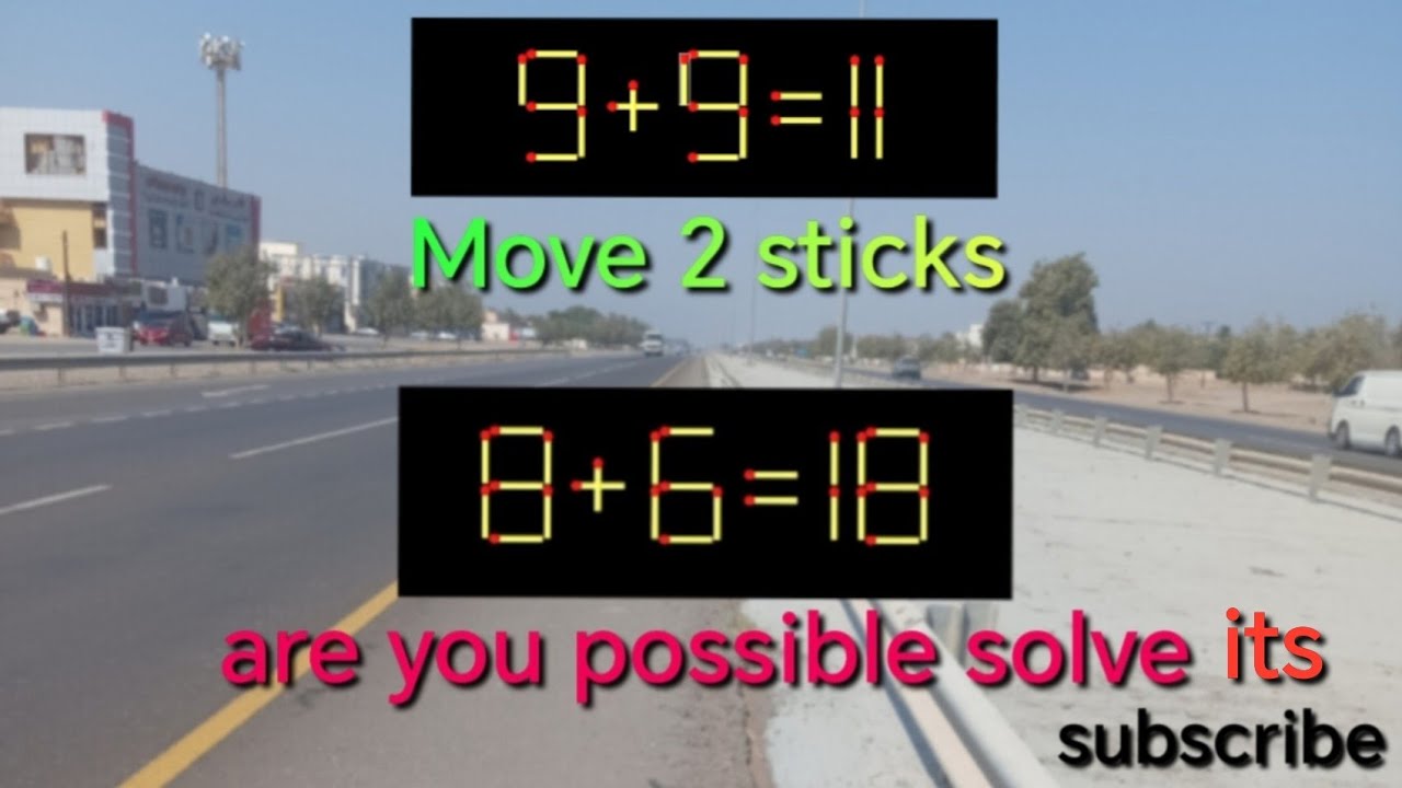 Matchstick puzzle move 2