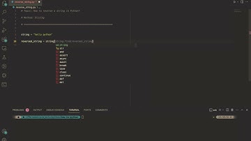 Python: Reverse a string with slicing