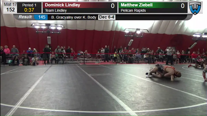152 Dominick Lindley Team Lindley vs Matthew Ziebe...