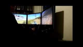 Tribes Ascend on 3 x 27 Eyefinity using Flawless Widescreen