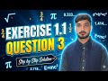 Class 9 Math | Exercise 1.1 Q3 | Step by Step Solution | Urdu Hindi explanation | 