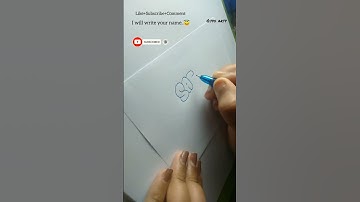 How to write SATHYA in bubble letters #art #letters #tutorial