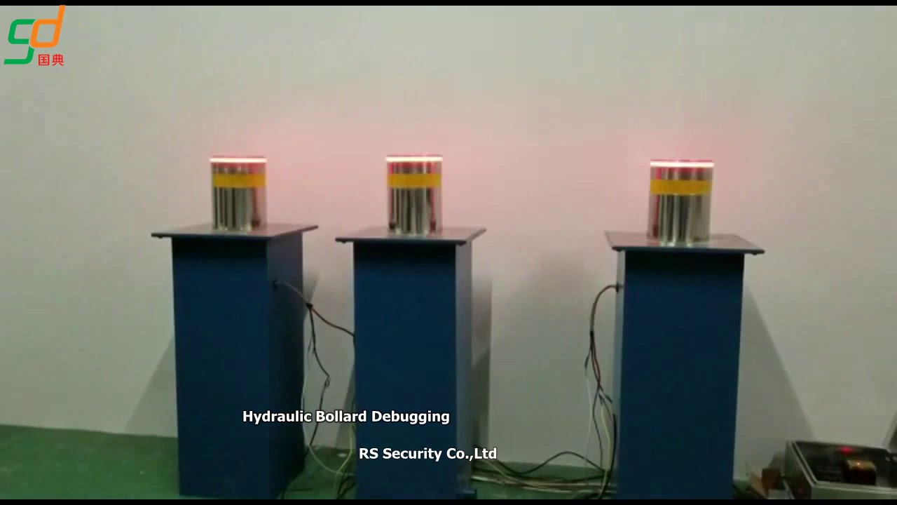 Cast Iron Automatic Bollards,Rising Bollards,Hydraulic Bollard,Suppliers From RS Security Co.,Ltd