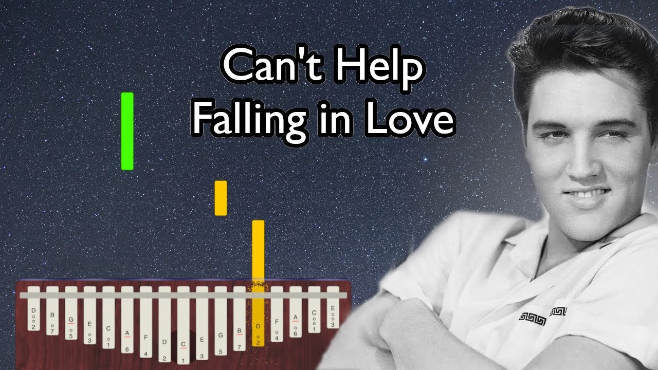 Can't Help Falling in Love - Easy Kalimba cover tutorial - YouTube