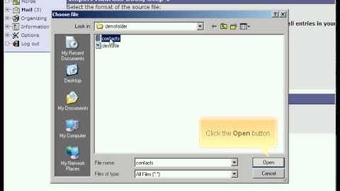 Horde Importing contacts by Host4Go Tutorials