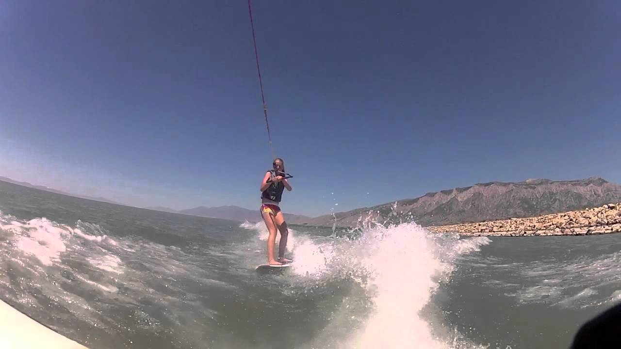 wake surfing sisters