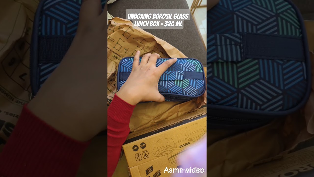 Day 1- Unboxing 320ml Borosil microwave glass lunch box set of 2- square