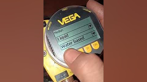 VEGA level transmitter settings in electrical