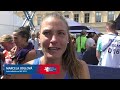 Tereza Hrochová a Marcela Joglová po maratonu na ME 2022