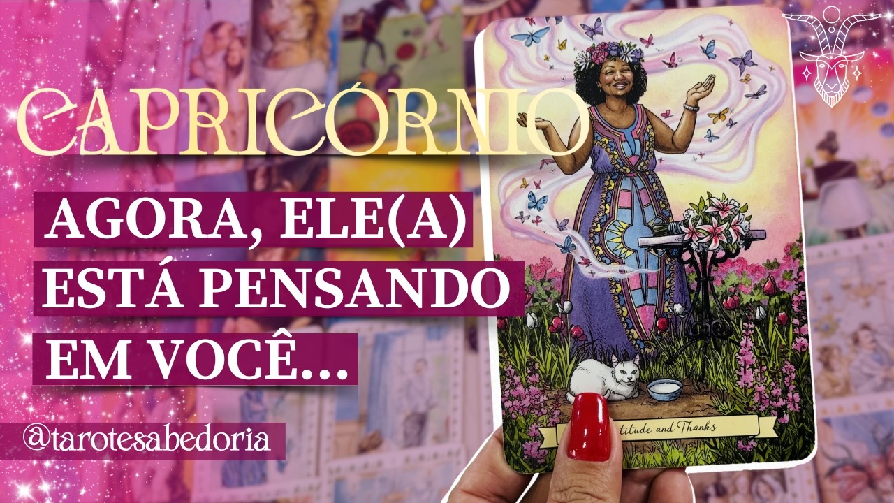 ♑ CAPRICÓRNIO 🤍🔥ELE(A) NÃO QUER MAIS FICAR SEM TE VER🔥🤍