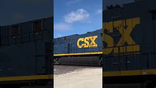 CSX Quartet Leads Ethanol Train on The UP Clinton Sub With CSX YN2 AC44 and CSX ES40DC