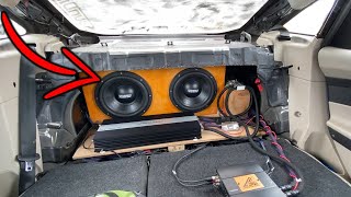 2 12" SUBWOOFERS TEAR UP THIS FOCUS