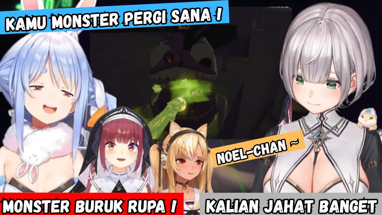Pekora yang Heboh Sendiri dan Noel yang Kena Bully setelah Jadi Monster | Holo R.E.P.O