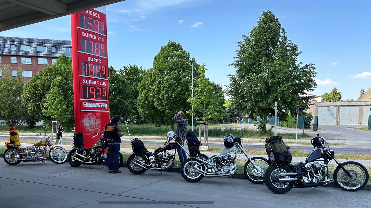 ChopperForest Random Run 2024 with Shovelhead and Panhead