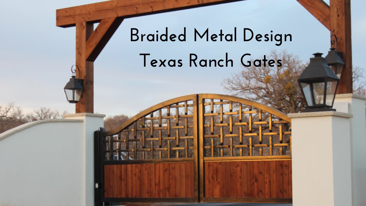 building braided gate - YouTube