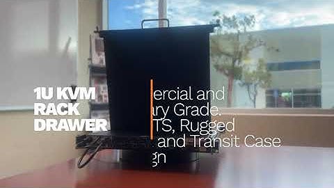 1U KVM Drawer: The ULTIMATE Server Console for Tight Spaces! 🤯